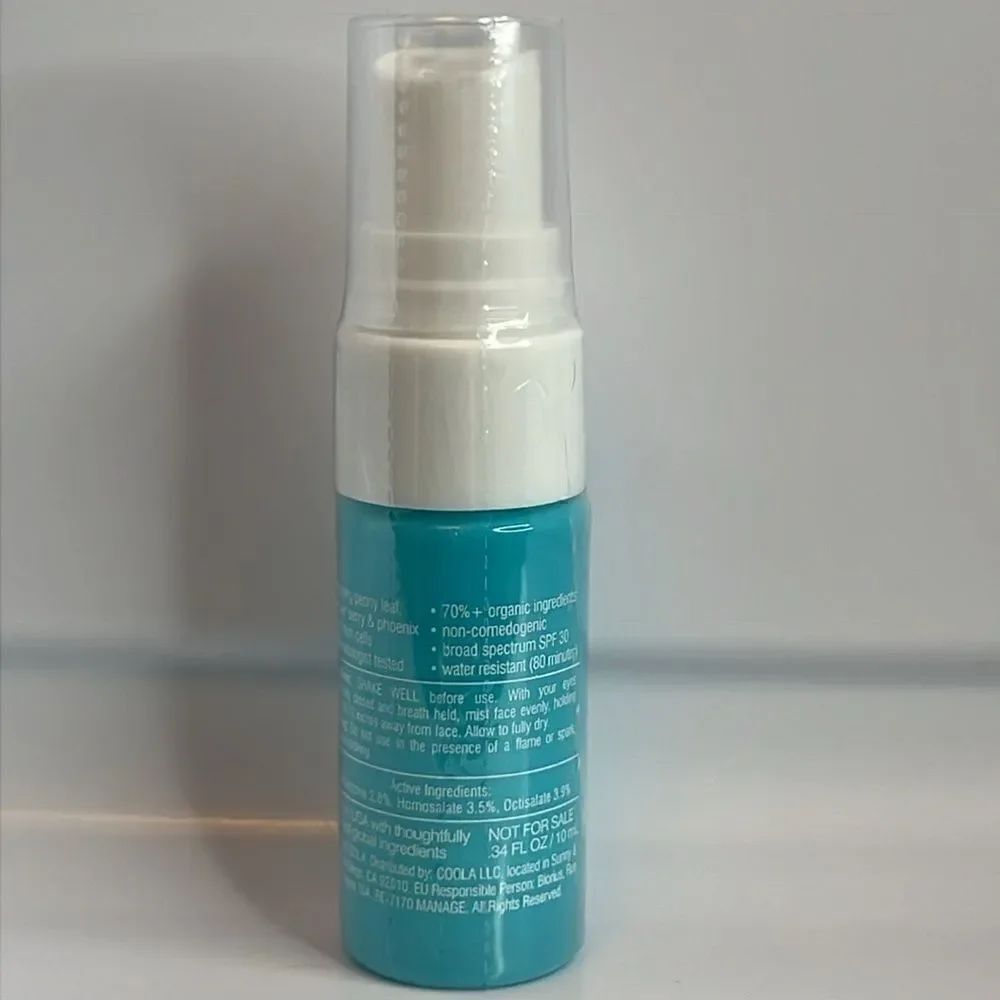 $8🌟 Coola Organic Makeup Setting Spray + Hyaluronic Acid - Picture 5 of 5